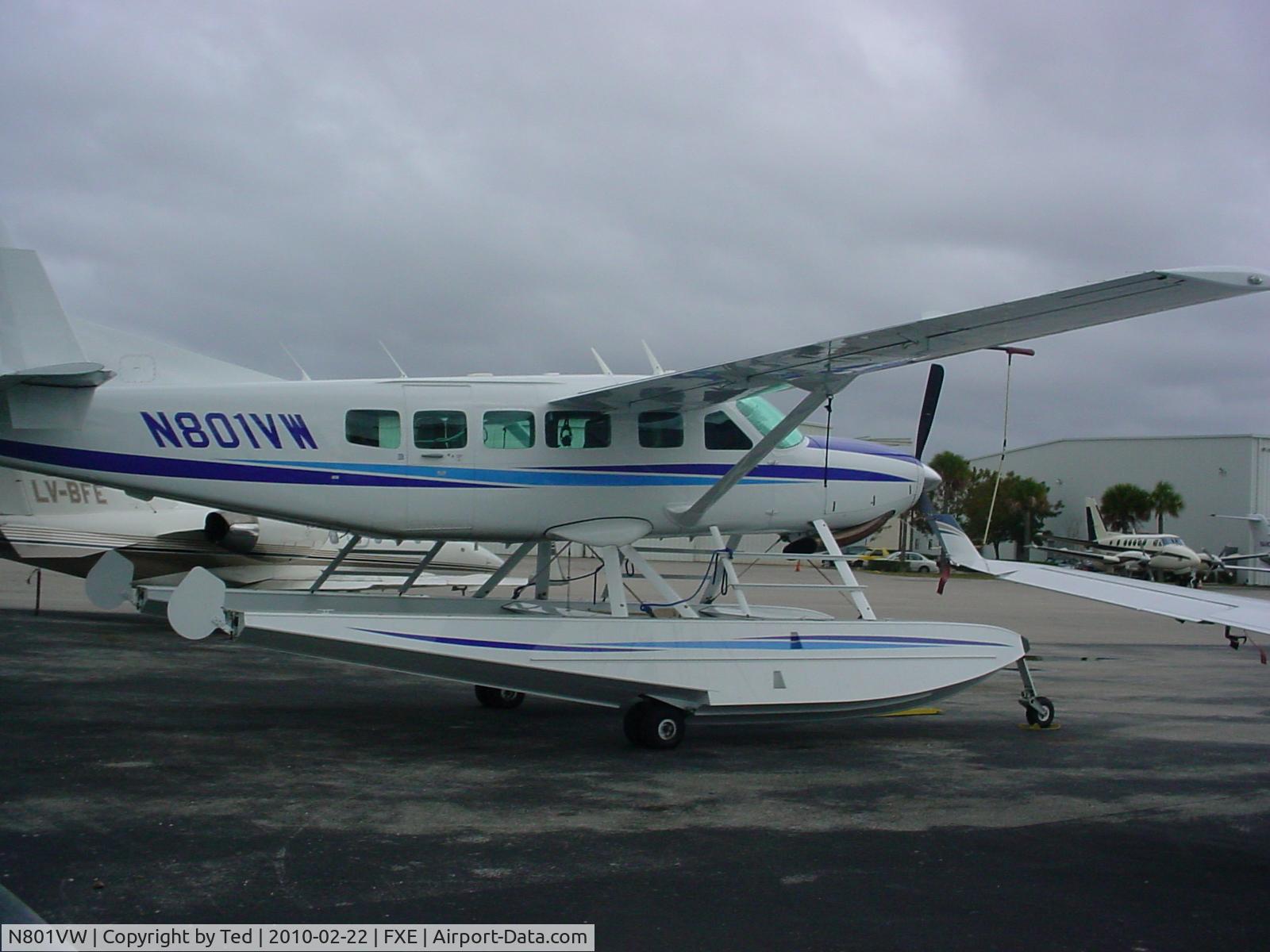 N801VW, 2008 Cessna 208 C/N 20800503, Parked at FXE in Ft Lauderdale