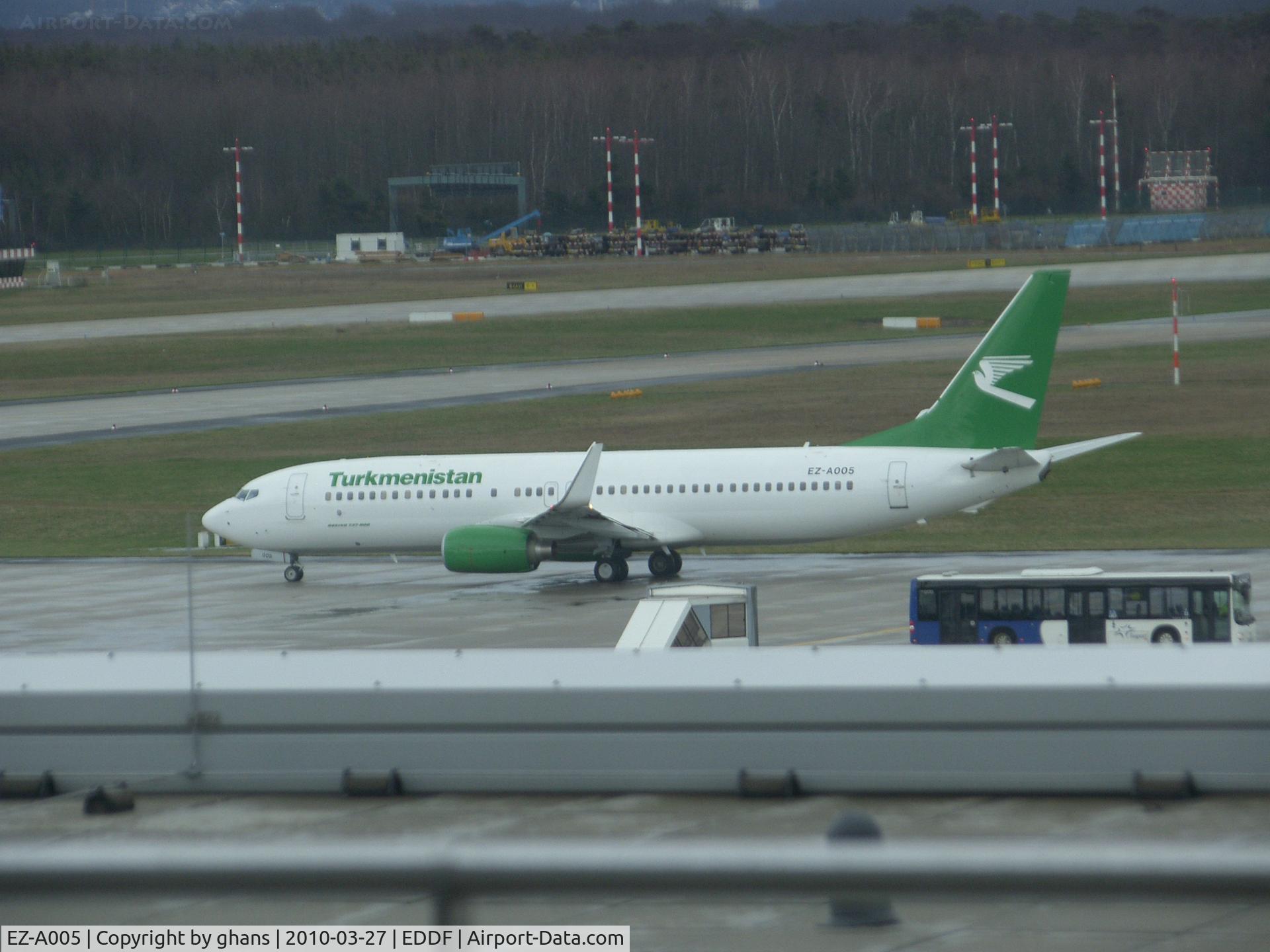 EZ-A005, 2007 Boeing 737-82K C/N 36089, B 737.82K Turkmenistan Airlines