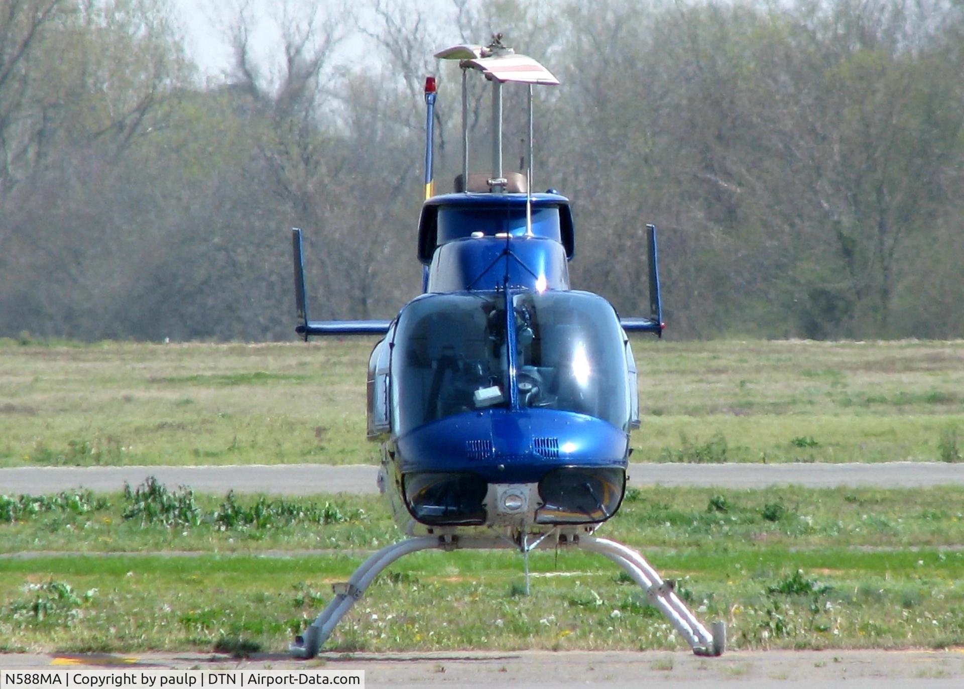 N588MA, Bell 206L-3 LongRanger III C/N 51350, At Shreveport's Downtown Airport.
