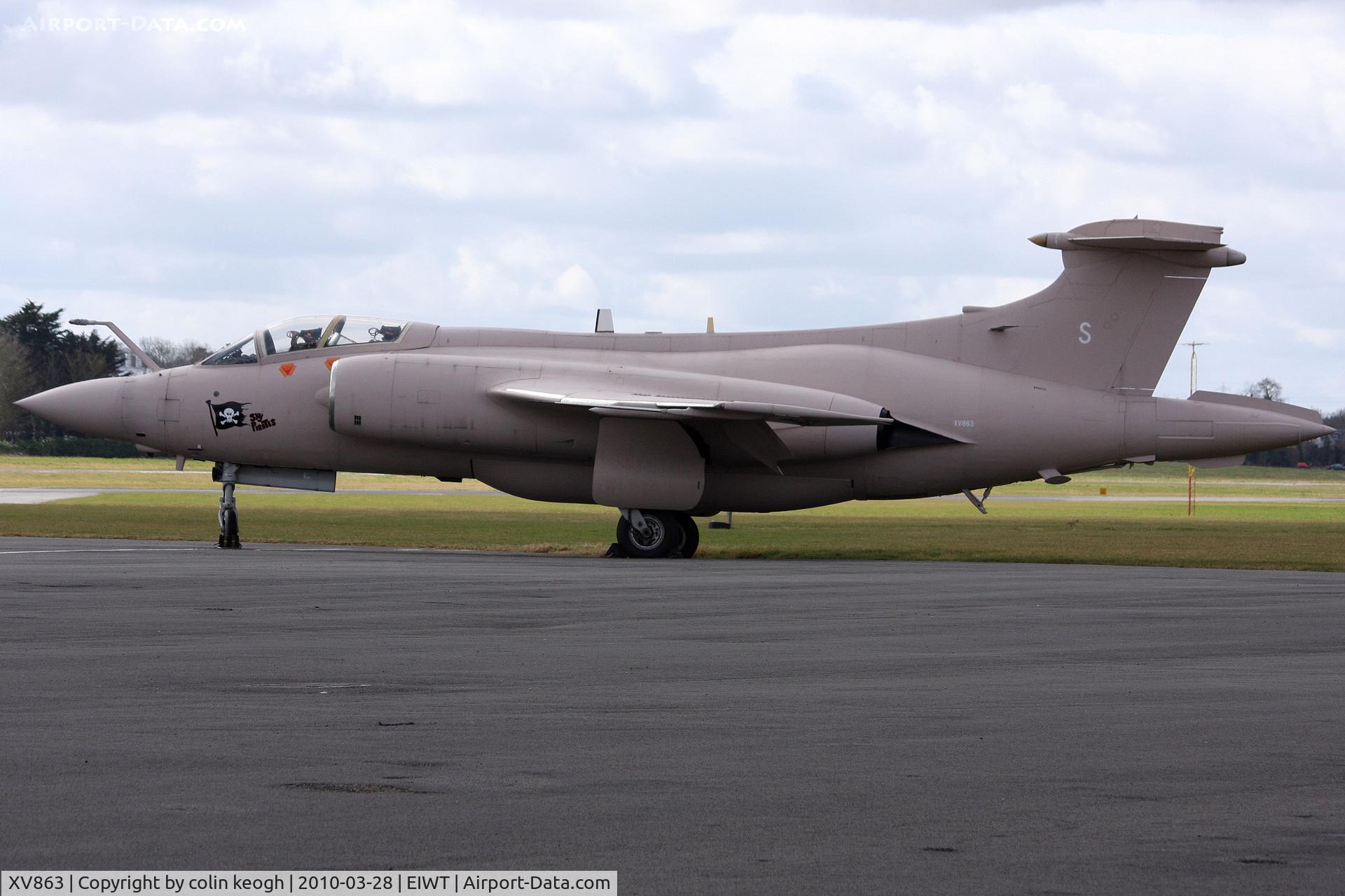 XV863, 1968 Hawker Siddeley Buccaneer S.2B C/N B3-12-67, Museum piece at Weston