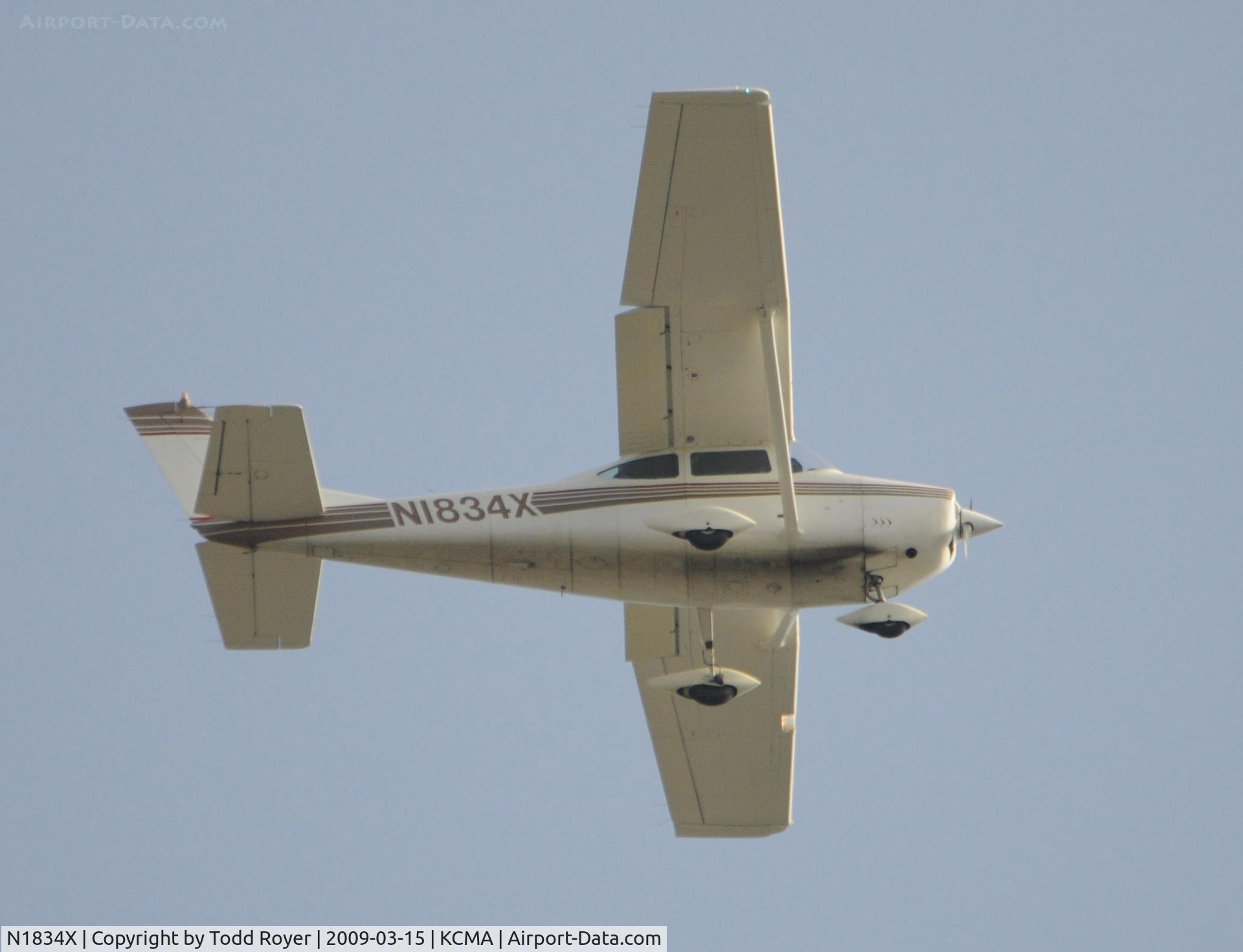 N1834X, 1964 Cessna 182H Skylane C/N 18255934, From the backyard