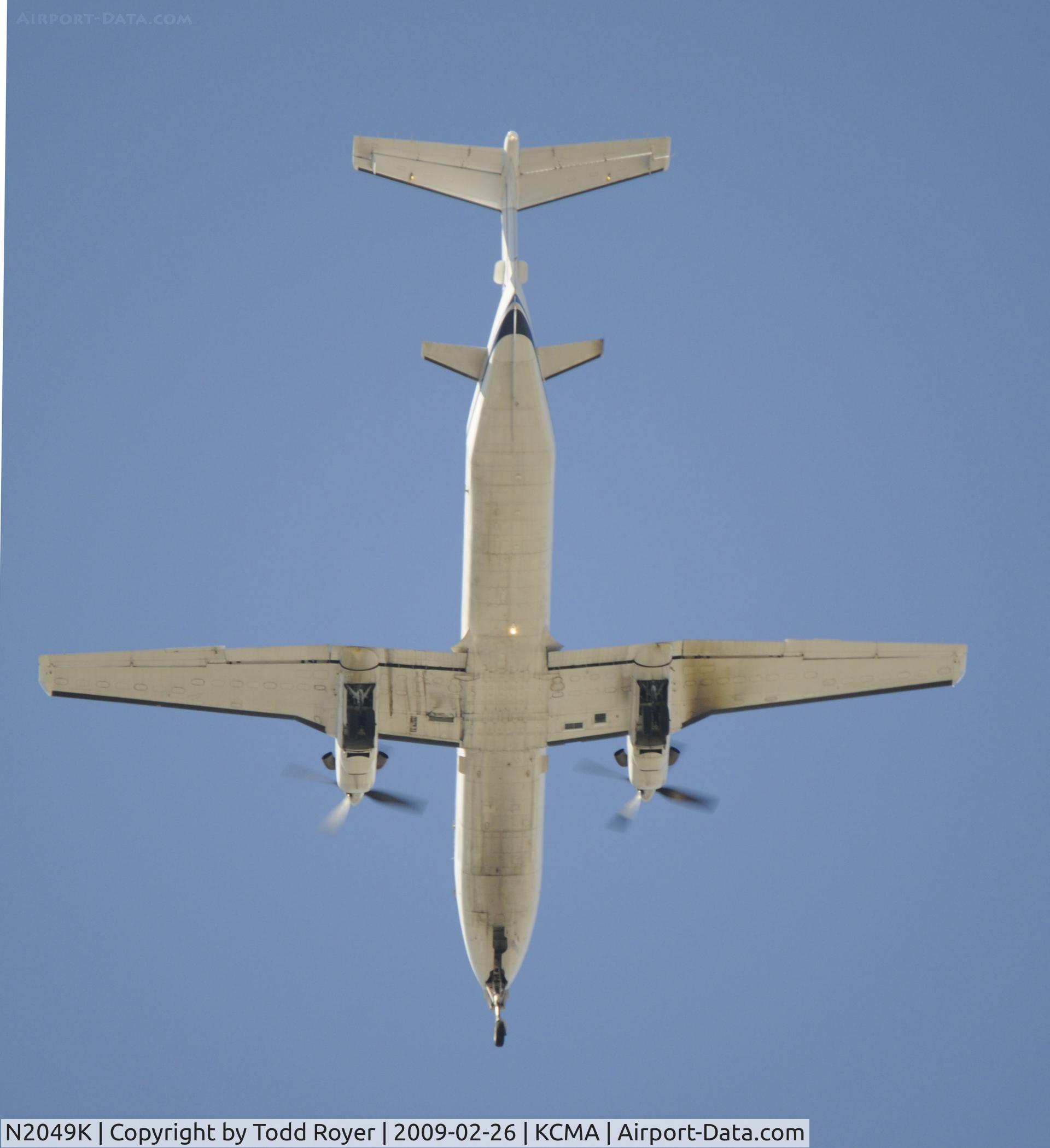 N2049K, 1991 Beech 1900C C/N UC-164, From the backyard