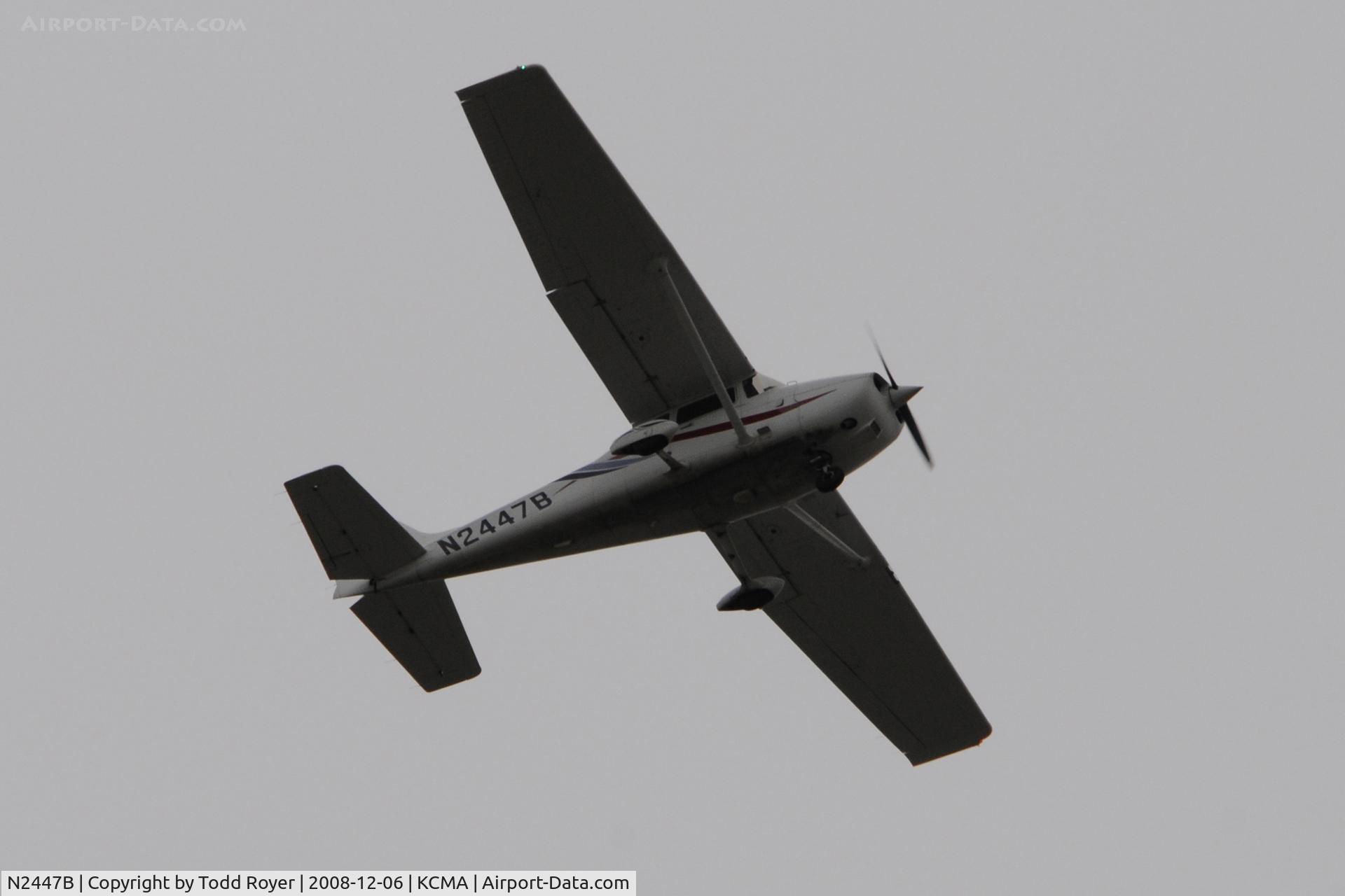 N2447B, 1999 Cessna 172R C/N 17280801, From the backyard