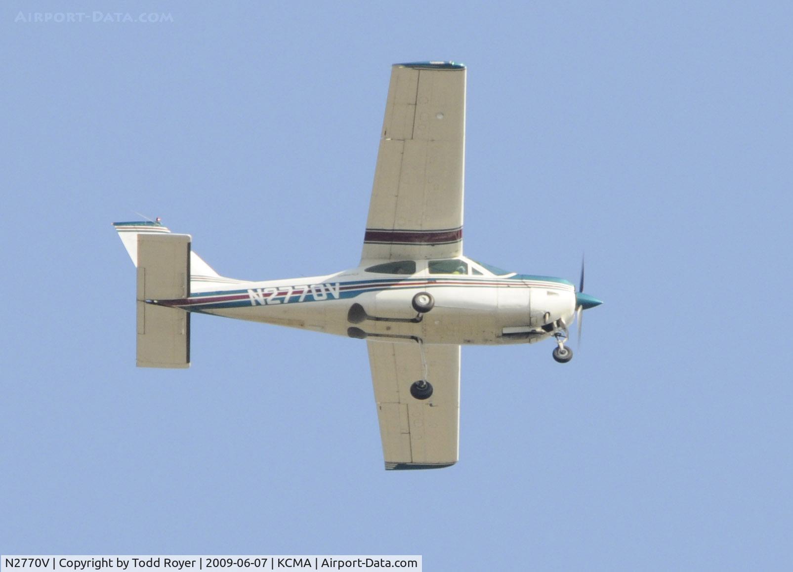 N2770V, 1975 Cessna 177RG Cardinal C/N 177RG0693, From the backyard