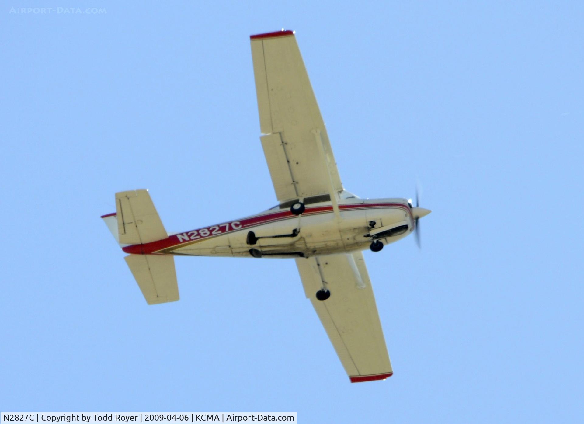 N2827C, 1978 Cessna R182 Skylane RG C/N R18200233, From the backyard