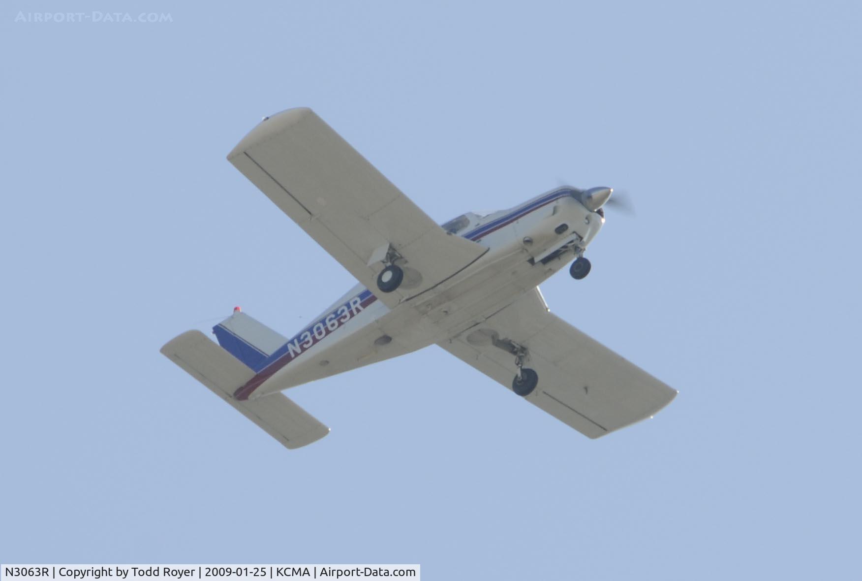 N3063R, 1969 Piper PA-28R-200 C/N 28R-35624, From the backyard