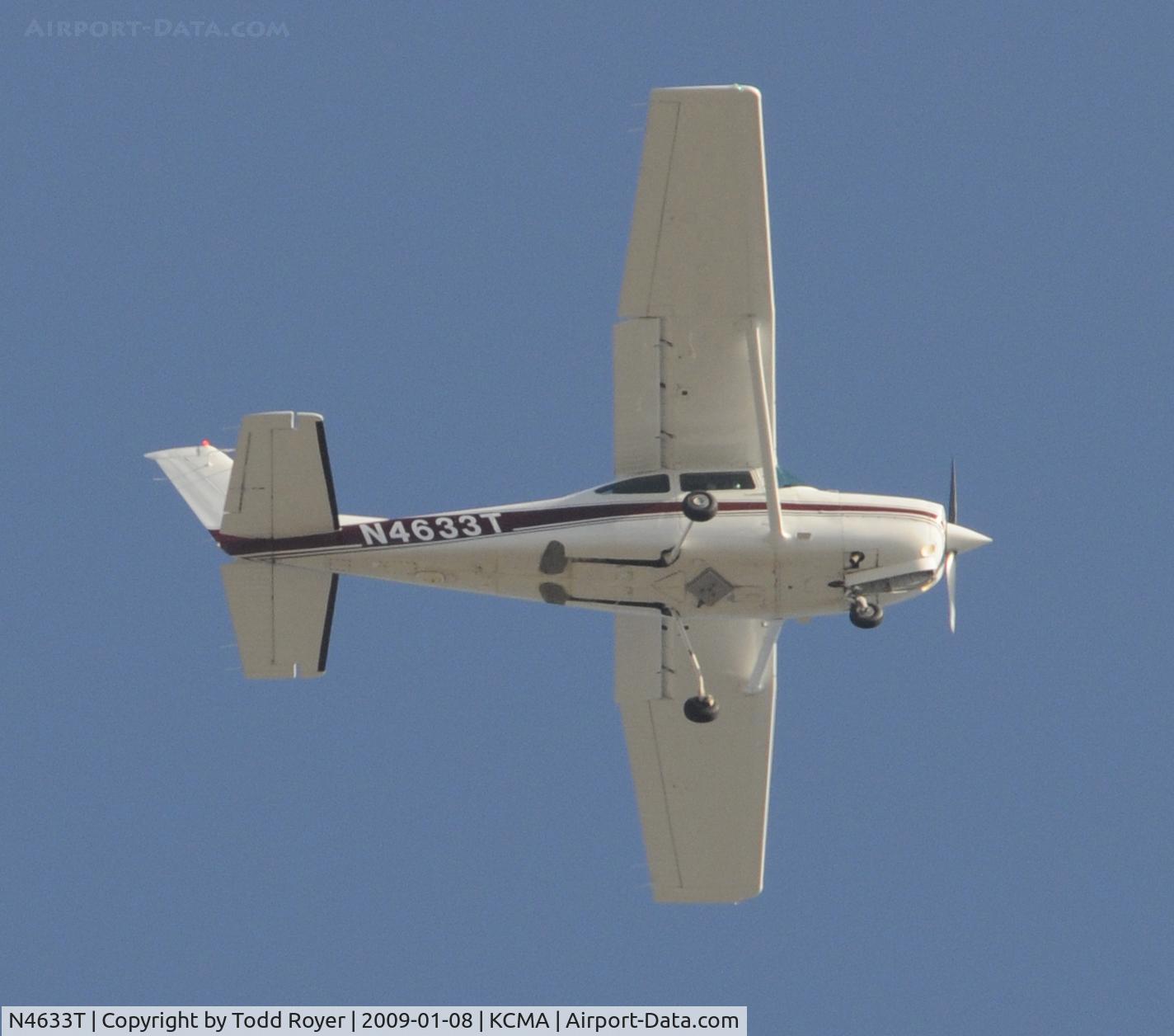 N4633T, 1981 Cessna R182 Skylane RG C/N R18201719, From the backyard