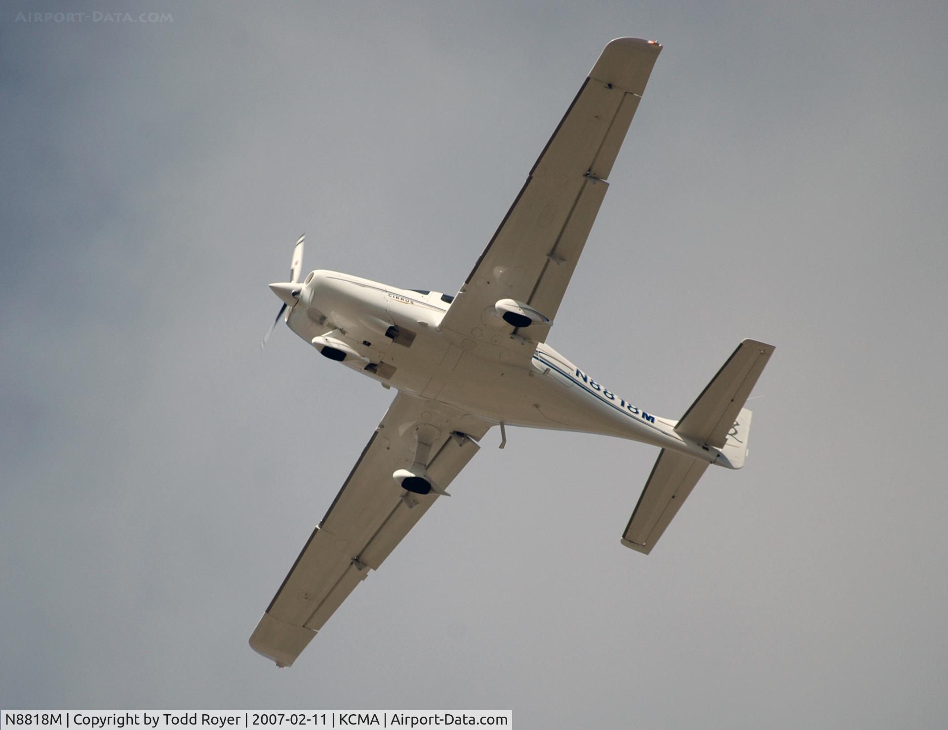 N8818M, 2004 Cirrus SR22 C/N 0901, From the backyard