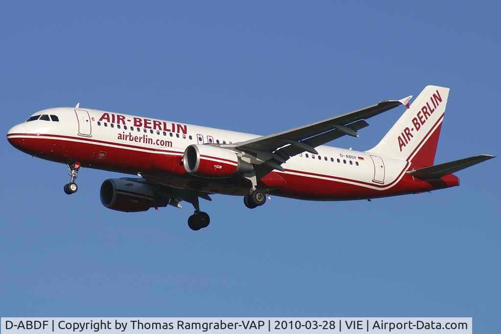 D-ABDF, 2006 Airbus A320-214 C/N 2820, Air Berlin Airbus A320