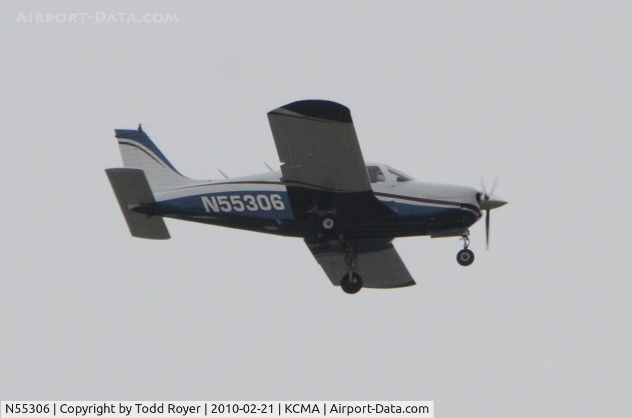 N55306, 1973 Piper PA-28R-200 C/N 28R-7335212, From the backyard