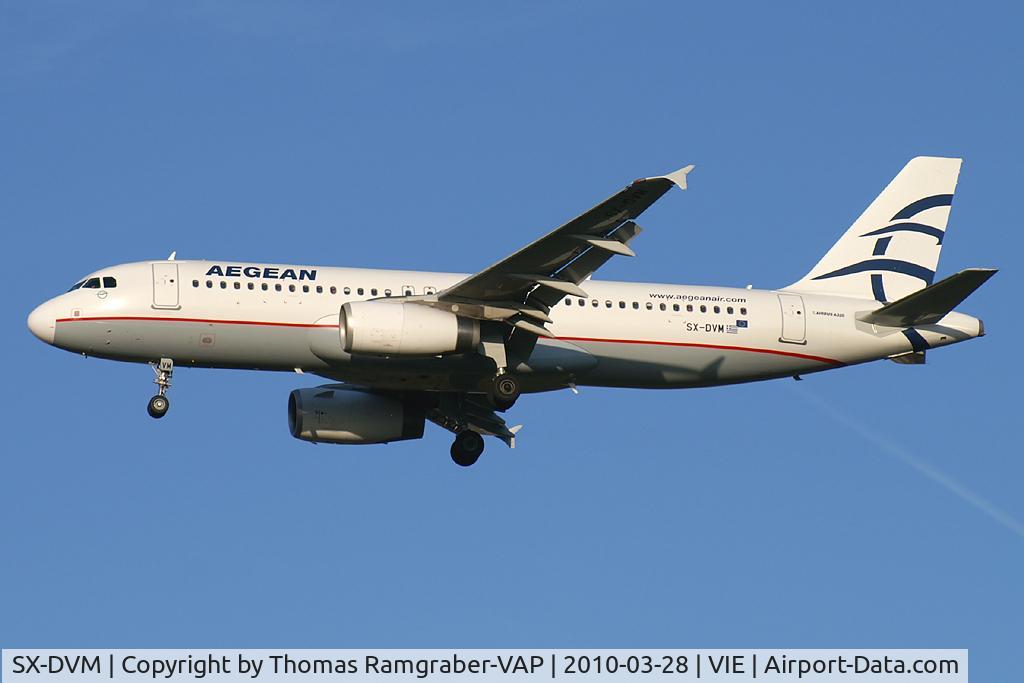 SX-DVM, 2008 Airbus A320-232 C/N 3439, Aegean Airlines Airbus A320