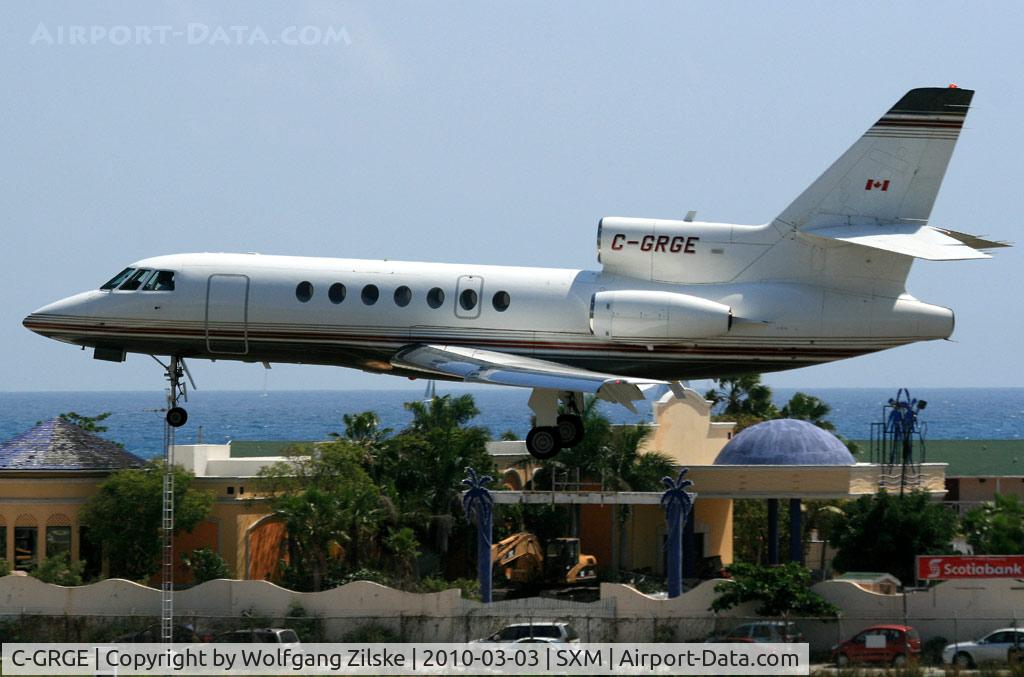 C-GRGE, 1981 Dassault Falcon 50 C/N 29, visitor