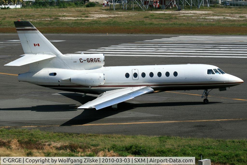 C-GRGE, 1981 Dassault Falcon 50 C/N 29, visitor