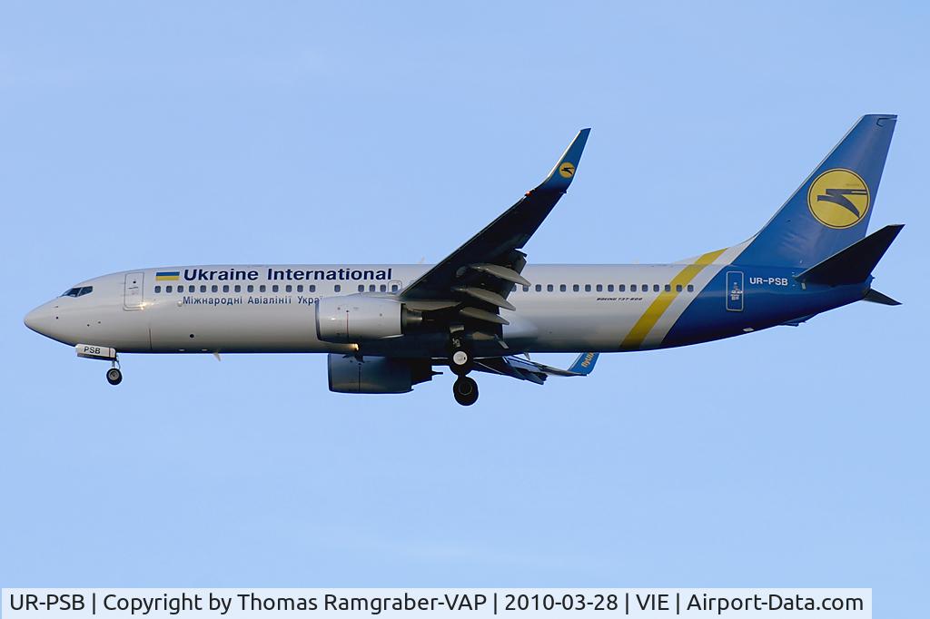 UR-PSB, 2009 Boeing 737-8HX C/N 29654, Ukraine International Boeing 737-800