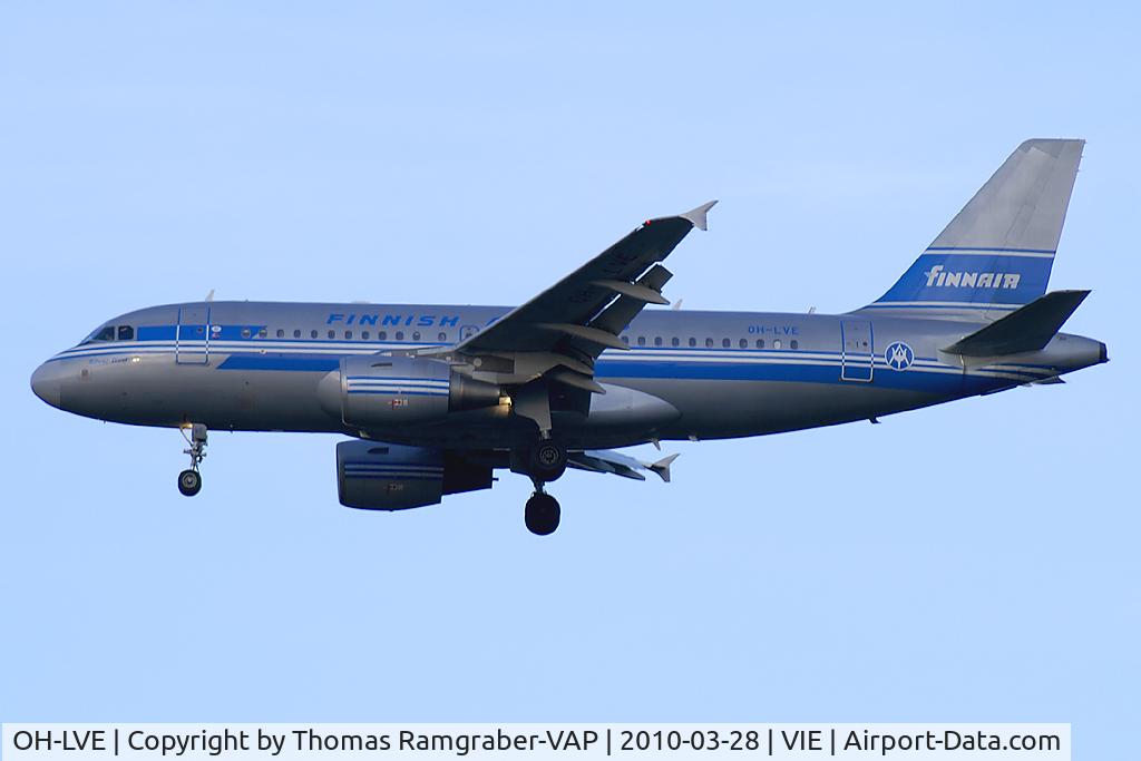 OH-LVE, 2002 Airbus A319-112 C/N 1791, Finnair Airbus A319