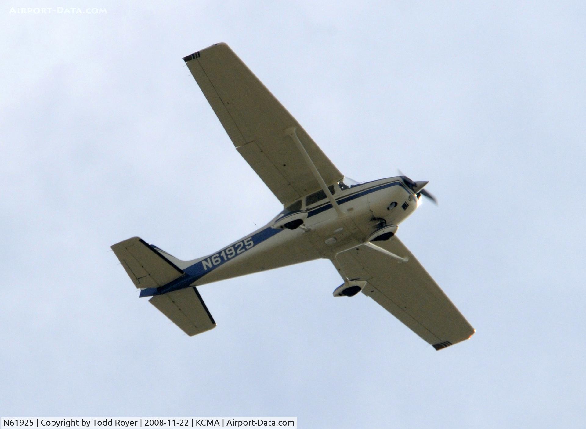 N61925, 1975 Cessna 172M C/N 17264890, From the backyard