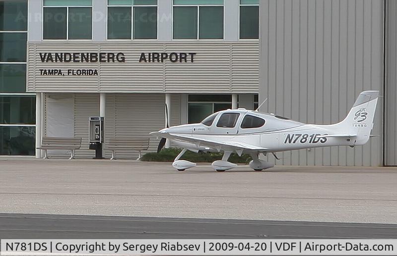 N781DS, 2008 Cirrus SR22 G3 GTSX Turbo C/N 3095, Tampa - Vandenberg