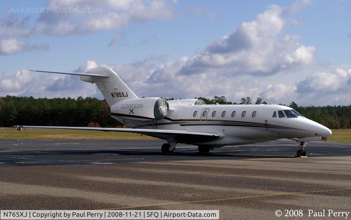 N765XJ, 2006 Cessna 750 Citation X Citation X C/N 750-0265, Bizjet visitor to Suffolk