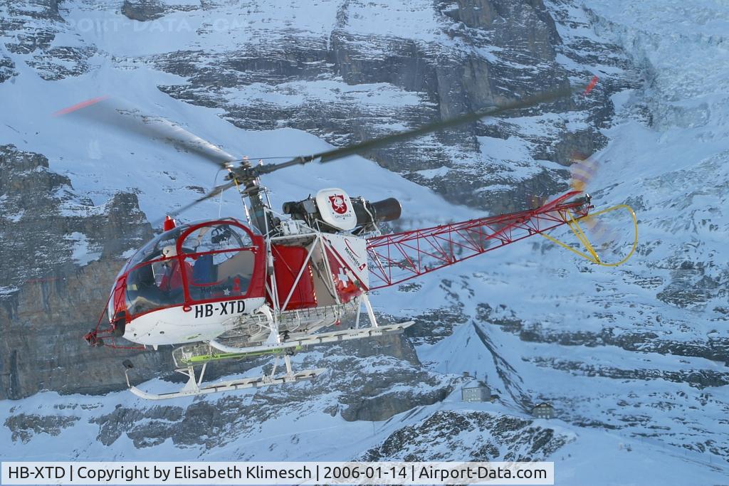 HB-XTD, 1981 Aerospatiale SA-315B Lama C/N 2596, at Lauberhorn