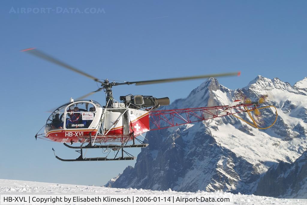 HB-XVL, 1973 Aerospatiale SA-315B Lama C/N 2334, at Lauberhorn