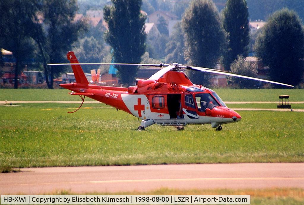 HB-XWI, 1993 Agusta A-109K-2 C/N 10009, at Altenrhein Airport