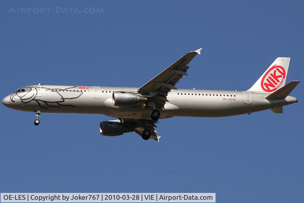 OE-LES, 2008 Airbus A321-211 C/N 3504, NIKI Airbus A321-231