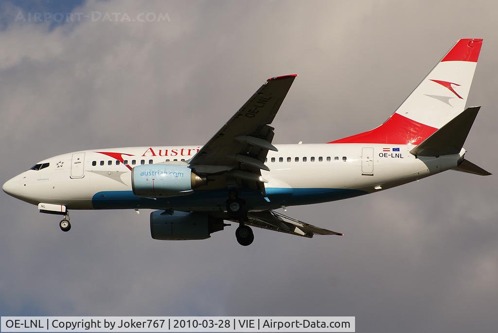OE-LNL, 2000 Boeing 737-6Z9 C/N 30137, Austrian Airlines Boeing 737-6Z9