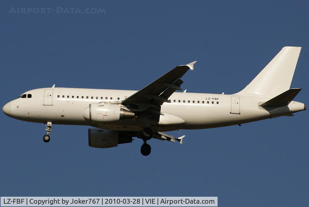 LZ-FBF, 2007 Airbus A319-111 C/N 3028, Bulgaria Air Airbus A319-111