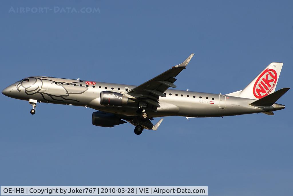 OE-IHB, 2009 Embraer 190LR (ERJ-190-100LR) C/N 19000294, NIKI Embraer ERJ-190-100LR