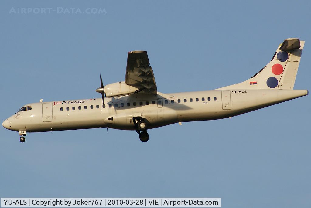 YU-ALS, 1990 ATR 72-201 C/N 162, Jat Airways Aérospatiale ATR-72