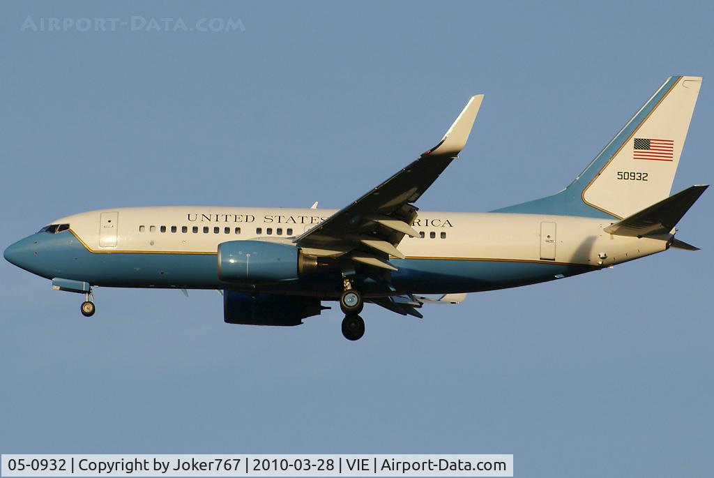 05-0932, 2006 Boeing C-40C Clipper (737-7BC BBJ) C/N 34808, USA - Air Force Boeing C-40C