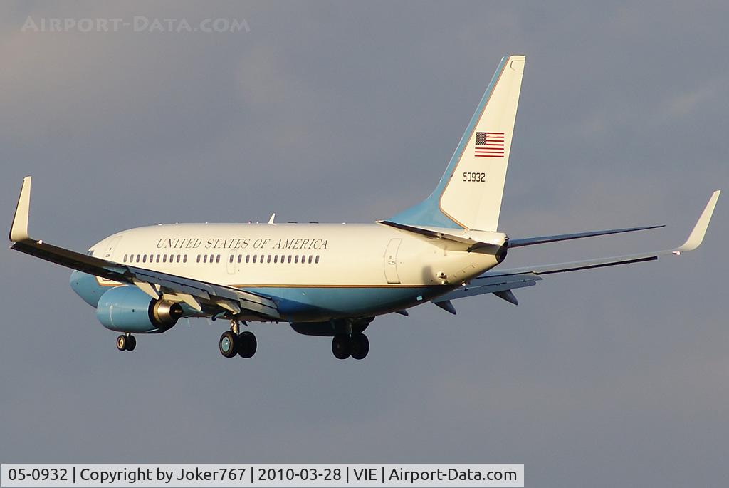 05-0932, 2006 Boeing C-40C Clipper (737-7BC BBJ) C/N 34808, USA - Air Force Boeing C-40C