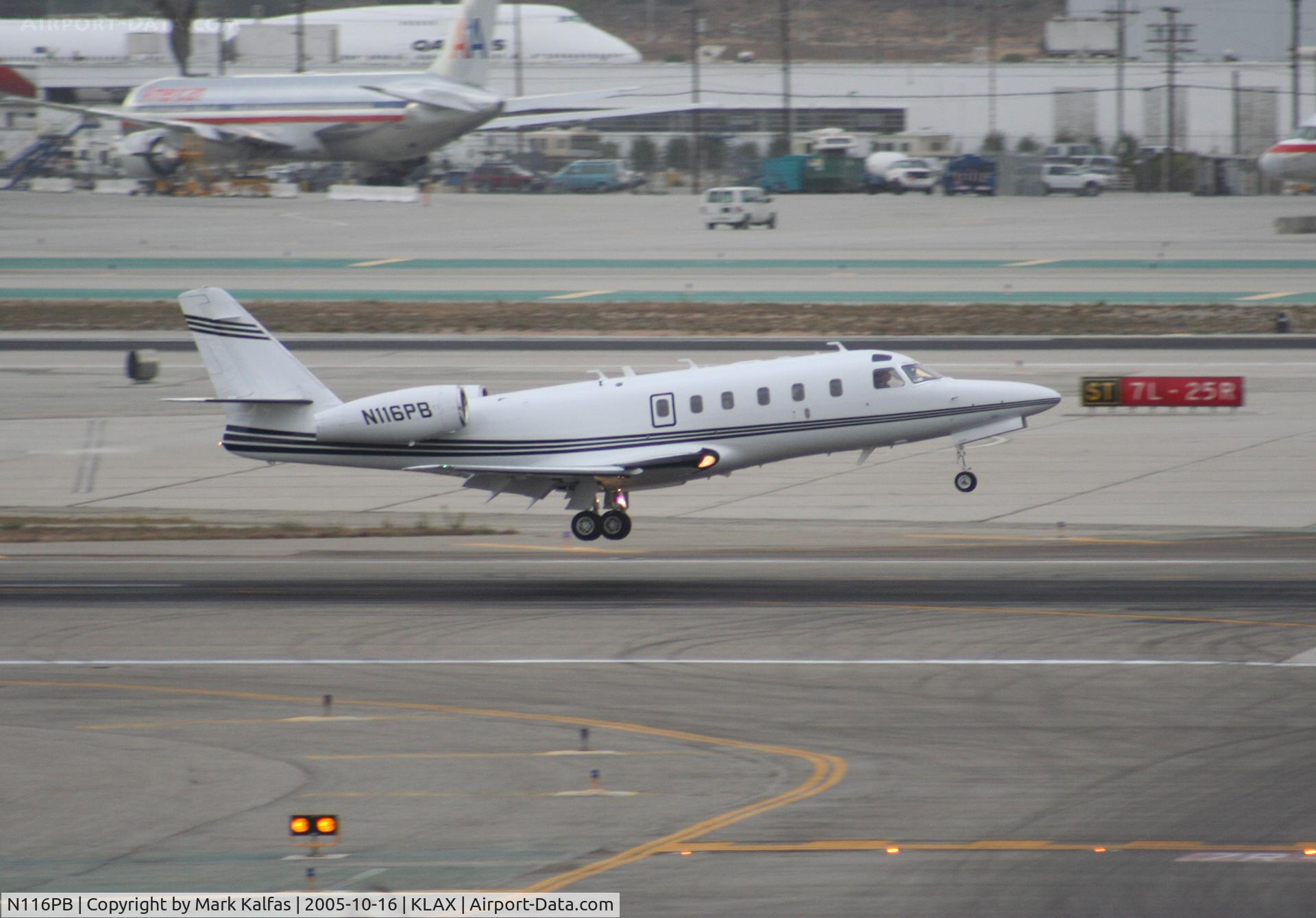 N116PB, 1989 Israel Aircraft Industries 1125 Westwind Astra C/N 032, Pelican Air Llc, Israel Aircraft Industries 1125 WESTWIND ASTRA, arriving 25R KLAX.