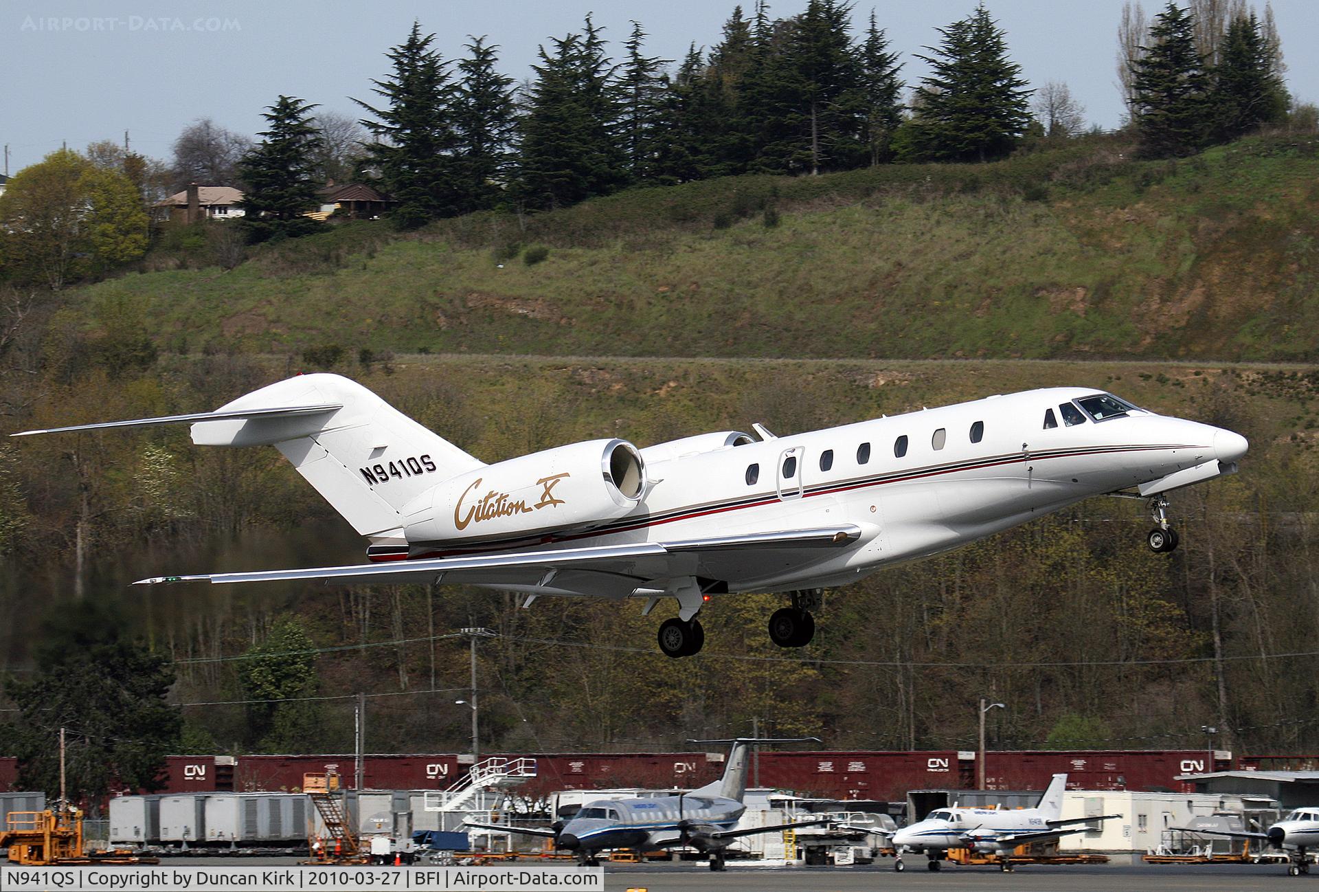 N941QS, 2001 Cessna 750 Citation X Citation X C/N 750-0141, The sleek lines of a 