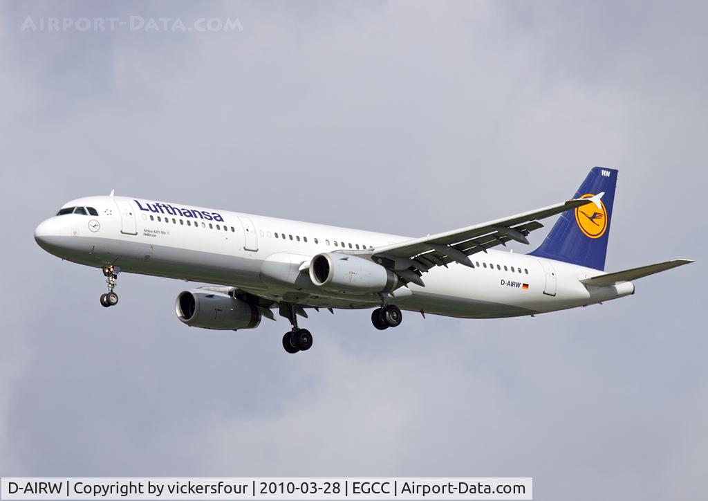 D-AIRW, 1997 Airbus A321-131 C/N 0699, Lufthansa