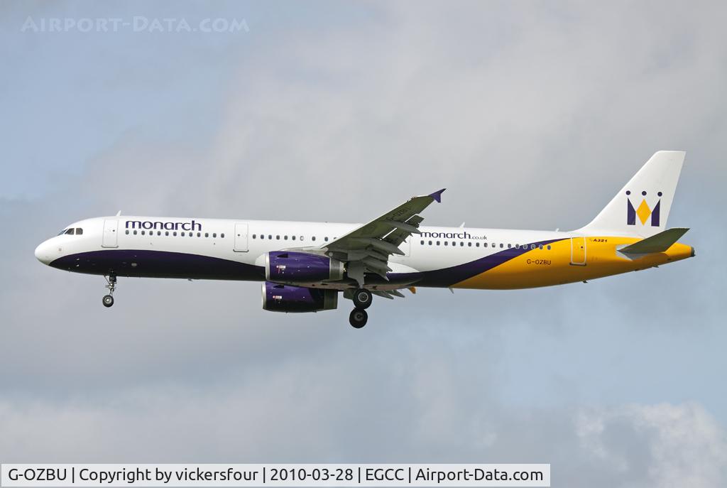 G-OZBU, 2008 Airbus A321-231 C/N 3575, Monarch