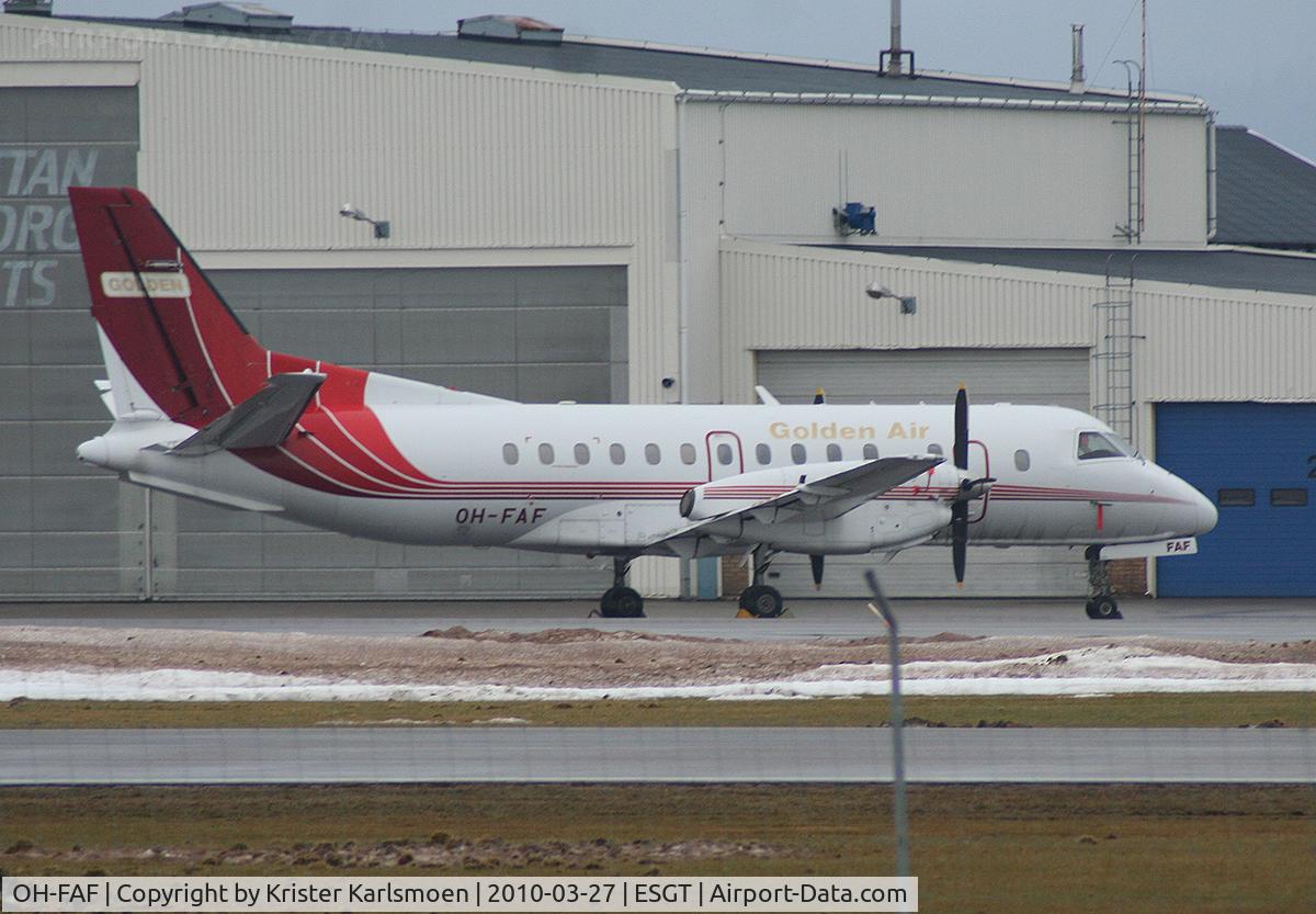 OH-FAF, 1989 Saab 340B C/N 340B-167, Standing at Apron