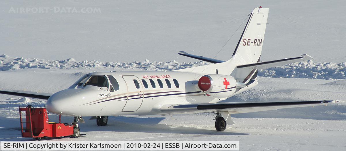 SE-RIM, 1979 Cessna 550 Citation II C/N 550-0071, Ambulance Aircraft of Grafair