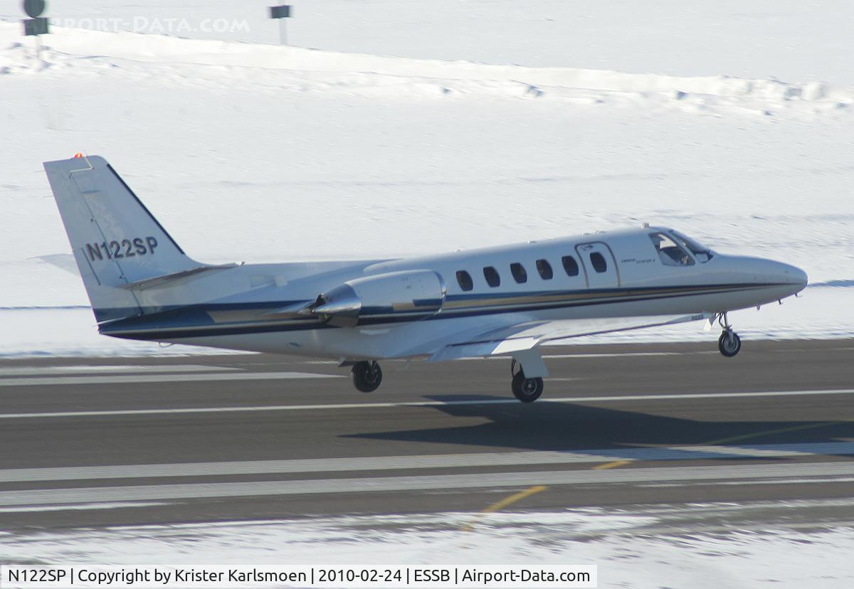 N122SP, 1982 Cessna 551 C/N 551-0393, Based here in Sweden