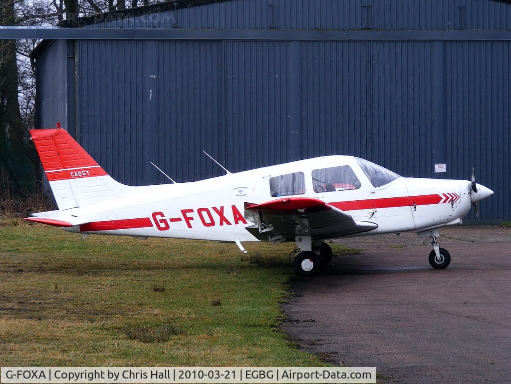 G-FOXA, 1988 Piper PA-28-161 Cadet C/N 2841240, Leicestershire Aero Club