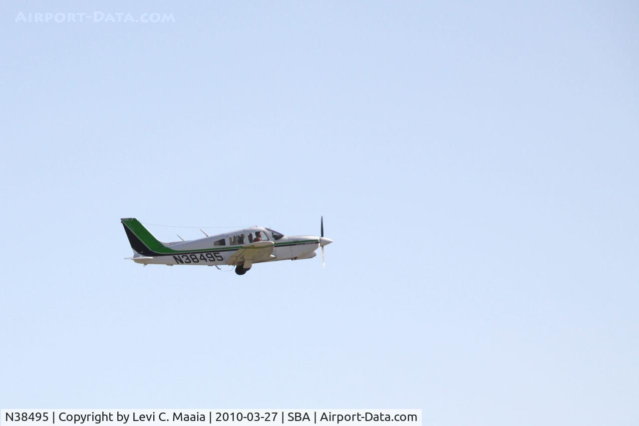 N38495, 1977 Piper PA-28R-201T Cherokee Arrow III C/N 28R-7703229, t/o from SBA
