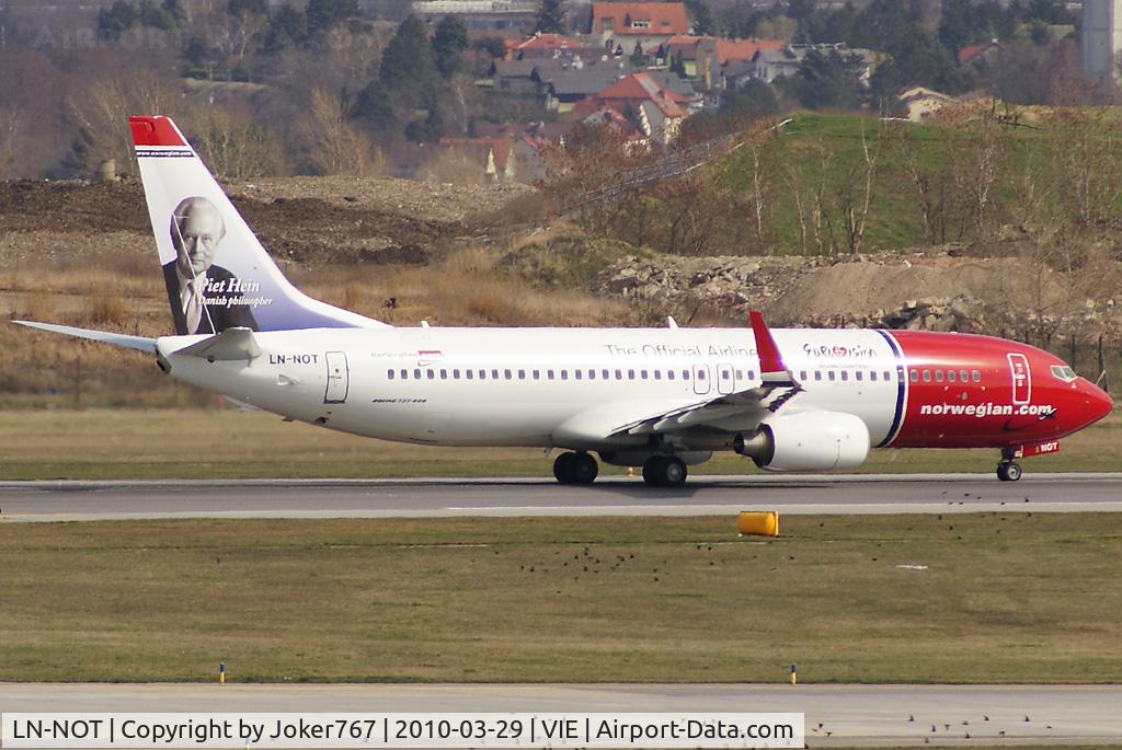 LN-NOT, 2010 Boeing 737-8JP C/N 37816, Norwegian Air Shuttle Boeing 737-86N(WL)