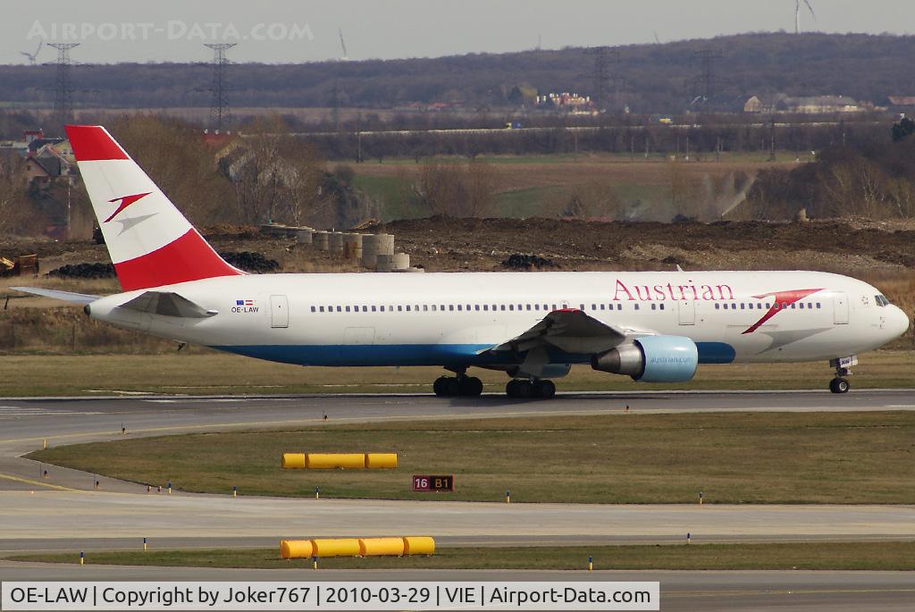 OE-LAW, 1992 Boeing 767-3Z9/ER C/N 26417, Austrian Airlines Boeing 767-3Z9(ER)