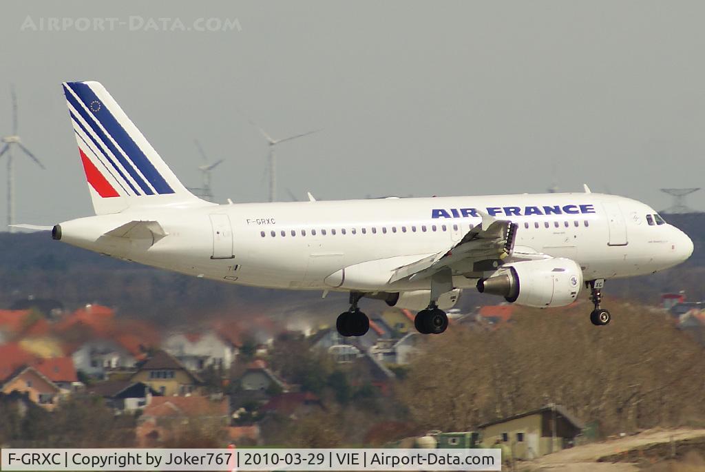 F-GRXC, 2002 Airbus A319-111 C/N 1677, Air France Airbus A319-111