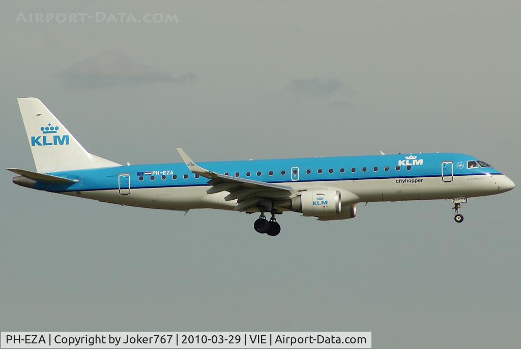 PH-EZA, 2008 Embraer 190LR (ERJ-190-100LR) C/N 19000224, KLM cityhopper Embraer ERJ-190-100STD