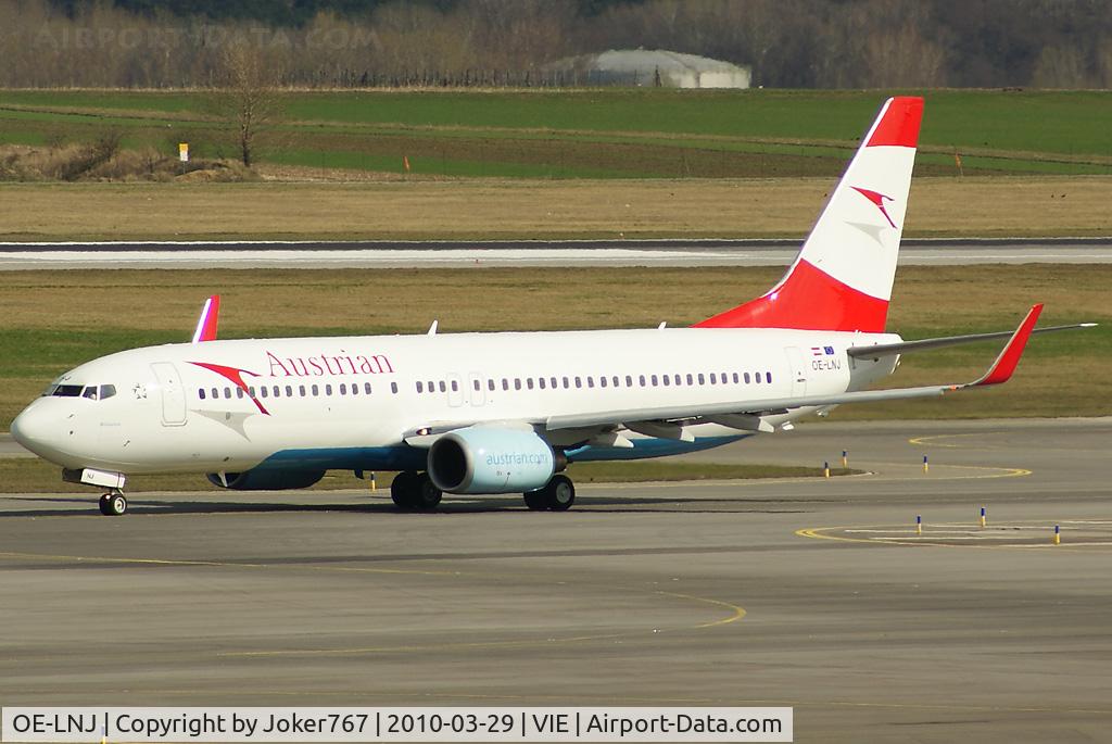 OE-LNJ, 1998 Boeing 737-8Z9 C/N 28177, Austrian Airlines Boeing 737-8Z9(WL)