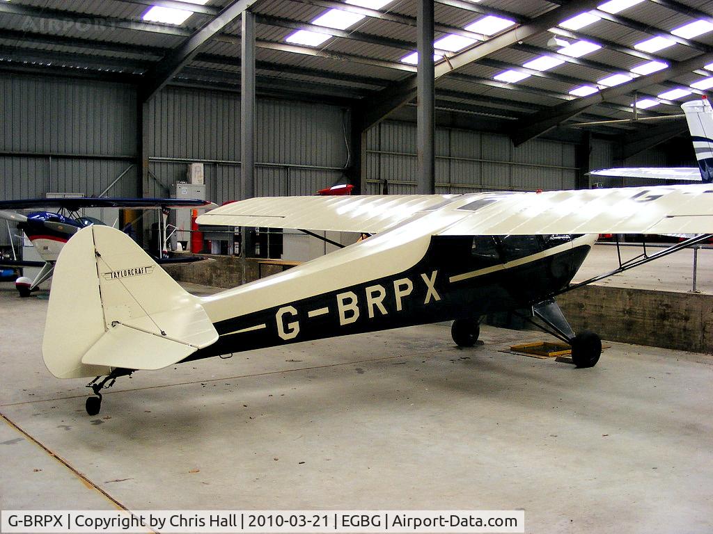 G-BRPX, 1945 Taylorcraft BC-12D Twosome C/N 6462, Privately owned
