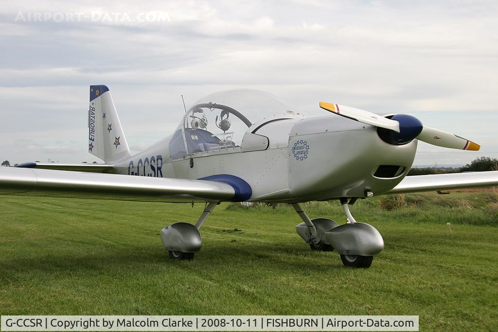 G-CCSR, 2004 Aerotechnik EV-97A Eurostar C/N PFA 315-14174, Aerotechnik EV-97A Eurostar at Fishburn Airfield, UK in 2008.