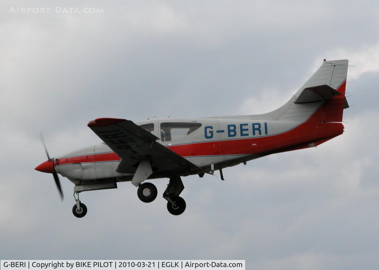 G-BERI, 1977 Rockwell Commander 114 C/N 14234, RESIDENT COMMANDER FINALS RWY 25
