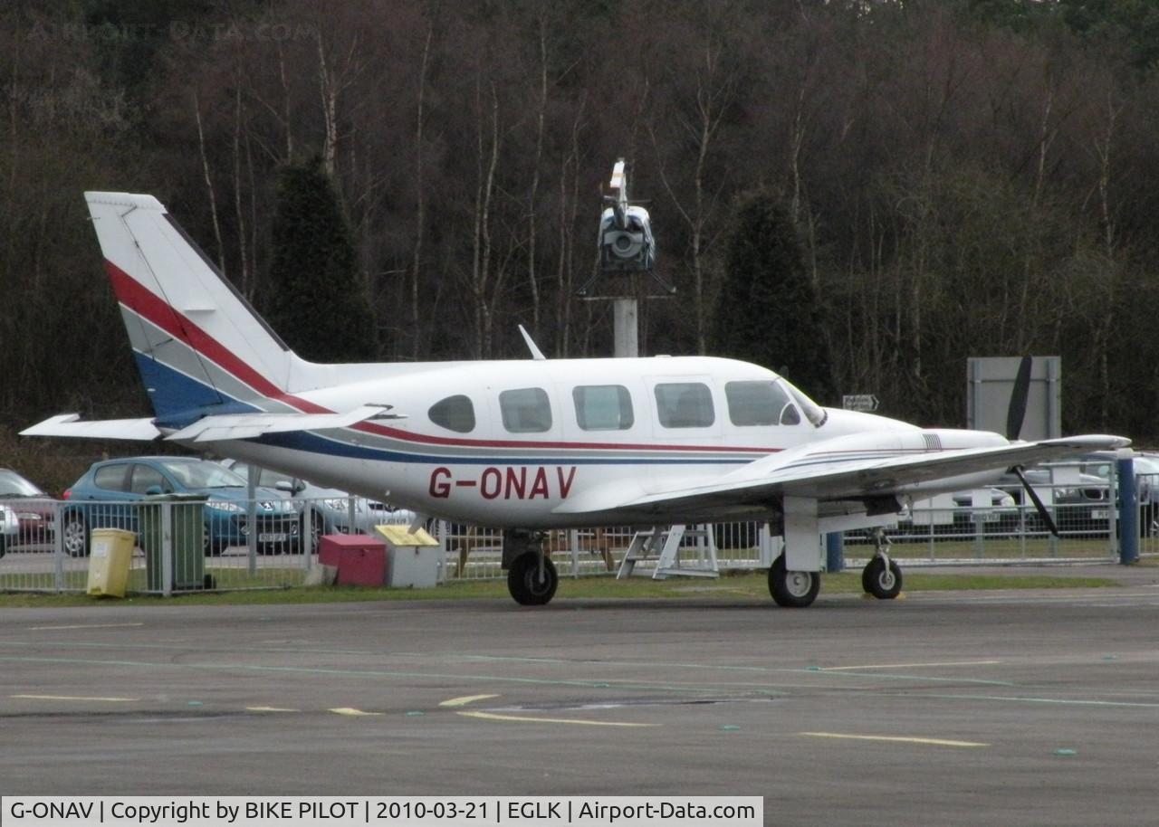G-ONAV, 1978 Piper PA-31-310 Navajo Navajo C/N 31-7812004, SLOT 1 ON THE MAIN APRON